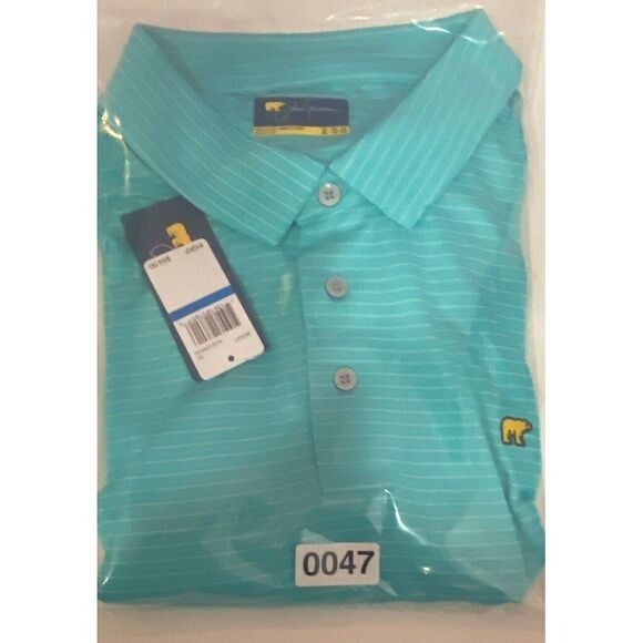 Jack Nicklaus Men's Golden Bear‎ Polo Golf Short Sleeve Stretch Size XL  NWT - Picture 8 of 8